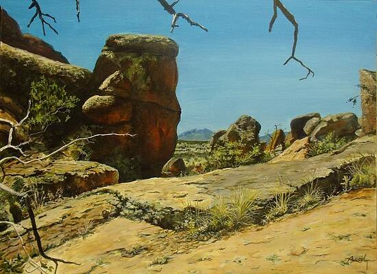 Wall Art - Painting - The Climb Up by William Brody