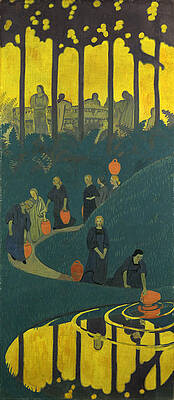 The Danaides or Women at the Source Print by Paul Serusier
