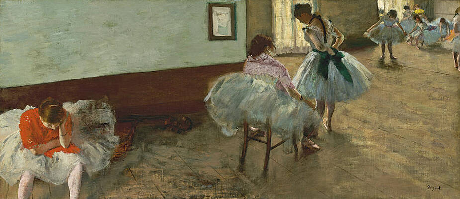  The Dance Lesson 2 Print by Edgar Degas