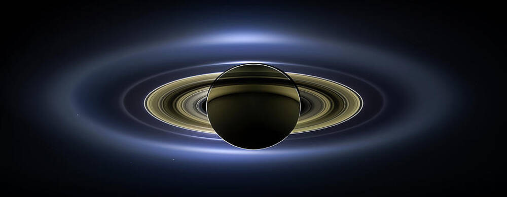 A1Saturn Rings Poster Art Print 60 x 90cm 180gsm Space Planet NASA Gift #8864