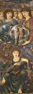 The Days of Creation. The Sixth Day Print by Edward Burne-Jones
