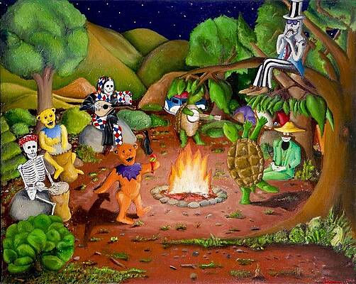 Grateful Dead Bears Paintings Fine Art America