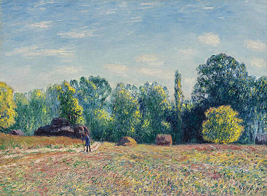 The Edge of the Forest 2 Print by Alfred Sisley