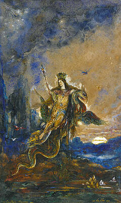 The Fairy Print by Gustave Moreau