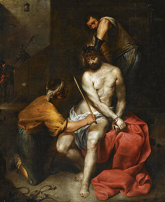 The Flagellation of Christ Print by Antonio Maria Vassallo