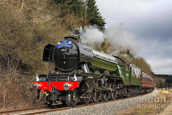 The Flying Scotsman In Newtondale by Richard Burdon The Flying Scotsman In Newtondale by Richard Burdon