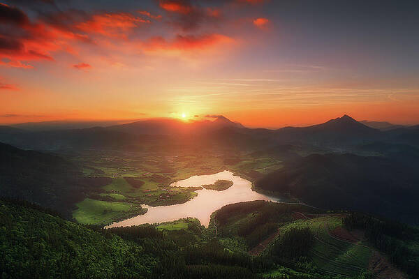 Wall Art - Photograph - The four elements by Mikel Martinez de Osaba