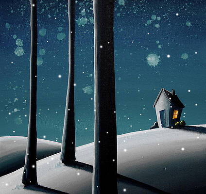 Winter Night Paintings Fine Art America Great for painting parties and group projects!!! winter night paintings fine art america
