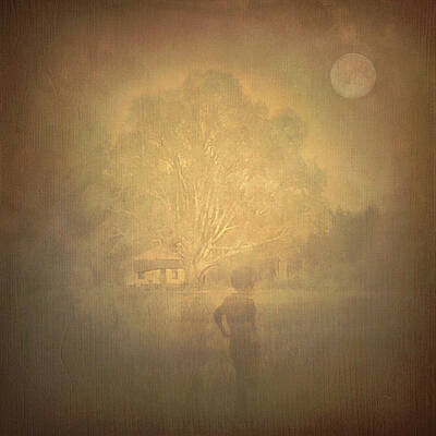 Wall Art - Digital Art - The Ghost Turns Away by Melissa D Johnston