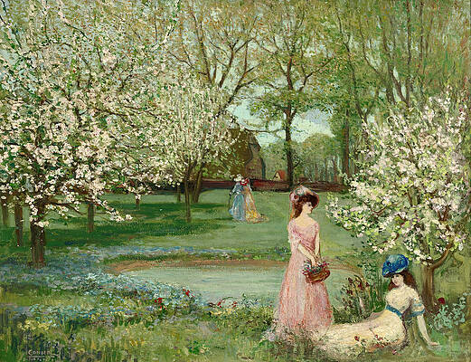 The Howe in Spring Print by Charles Conder