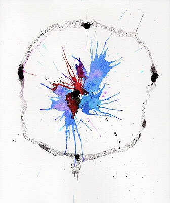 Wall Art - Painting - The Inexplicable Ignition Of Time Expanding Into Free Space Phase Two Number 05 by Mark M  Mellon