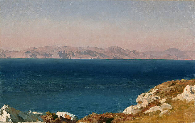 The Isle of Chios Print by Frederic Leighton