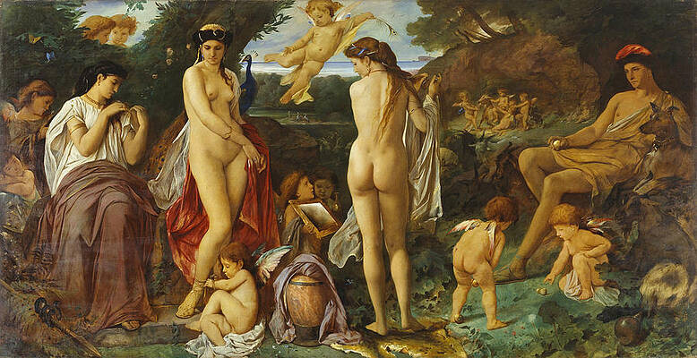 The Judgement of Paris Print by Anselm Feuerbach