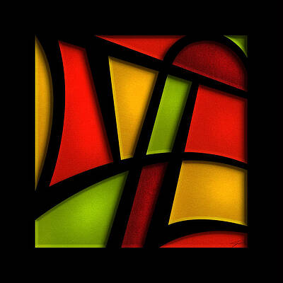 Wall Art - Mixed Media - The Life - Abstract by Shevon Johnson