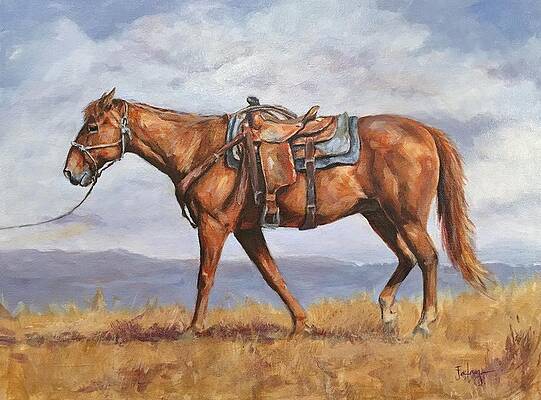 Cutting Horse Art Fine Art America