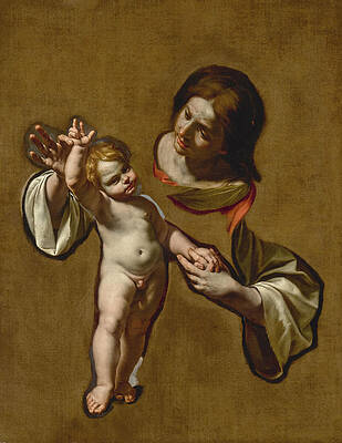The Madonna and Child Print by Cristoforo Savolini