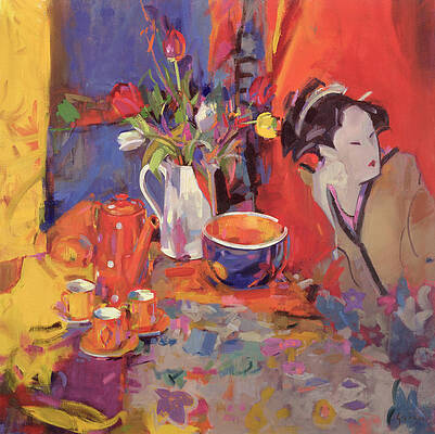 Wall Art - Painting - The Magical Table by Peter Graham