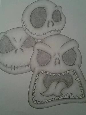 Wall Art - Drawing - The Many Faces of Jack by Jason Rodriguez