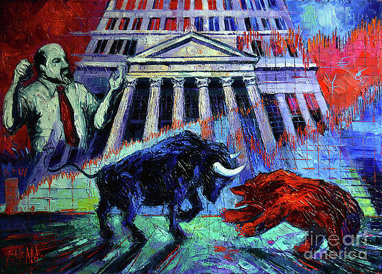 Stock Market Paintings Fine Art America