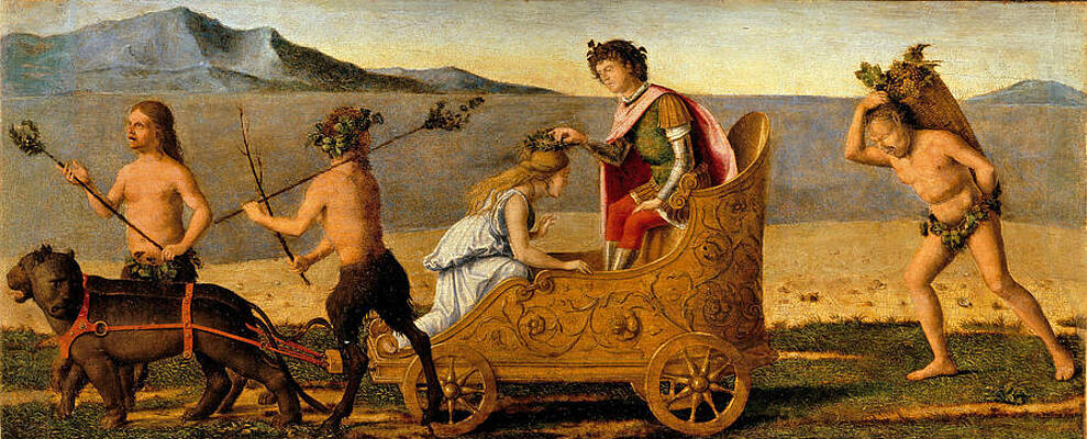 The Marriage Of Bacchus And Ariadne Print by Giovanni Battista Cima