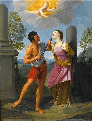 The Martyrdom of Saint Apollonia Print by Guido Reni