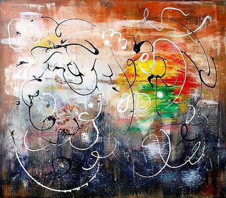 Wall Art - Painting - The Midst of Creation by Daniel Rustad
