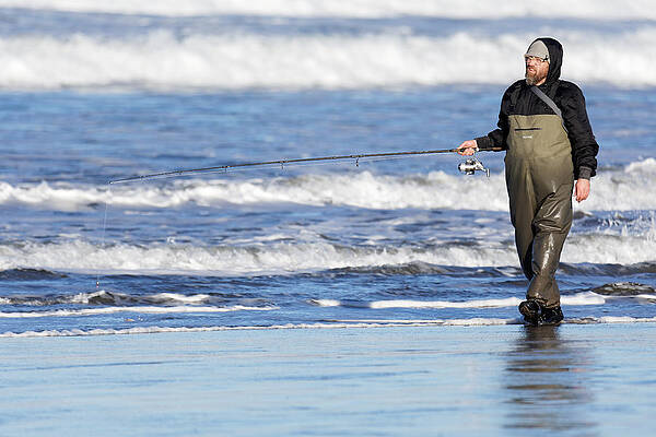 The Pacific Angler In Its Natural Habitat -- Fisherman in Morro Bay, California by Darin Volpe The Pacific Angler In Its Natural Habitat -- Fisherman in Morro Bay, California by Darin Volpe