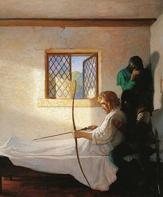 Man In Bed Paintings Fine Art America
