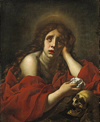 The Penitent Mary Magdalene Print by Carlo Dolci