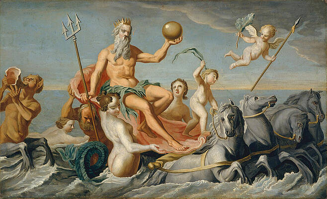 The Return of Neptune Print by John Singleton Copley