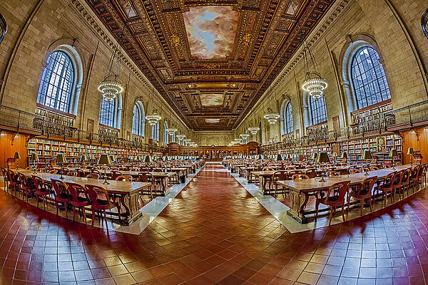 Wall Art - Photograph - The Rose Main Reading Room NYPL by Susan Candelario