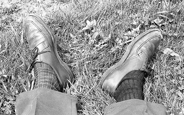 Wall Art - Photograph - The Shoes of a Teaching Assistant, 1979 by Jeremy Butler