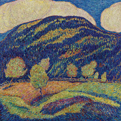 The Silence of High Noon Print by Marsden Hartley