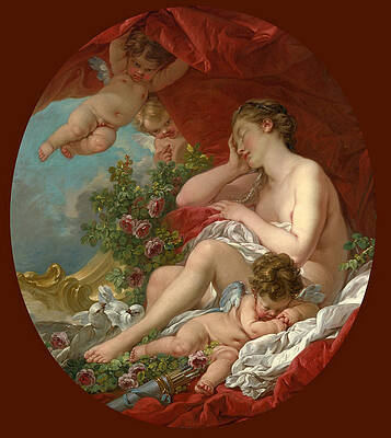 The Sleep of Venus Print by Francois Boucher