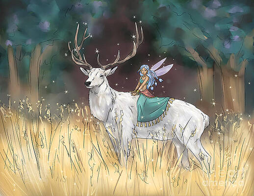 Digital Art - The Traveler by Brandy Woods