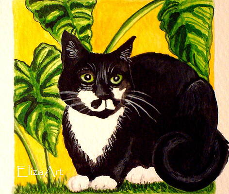 Orange And White Cat Paintings Fine Art America
