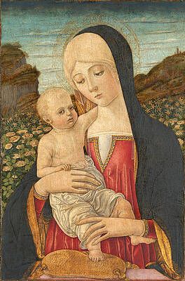 The Virgin and Child Print by Benvenuto di Giovanni