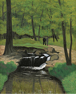 The Wood of Boulogne Print by Felix Vallotton