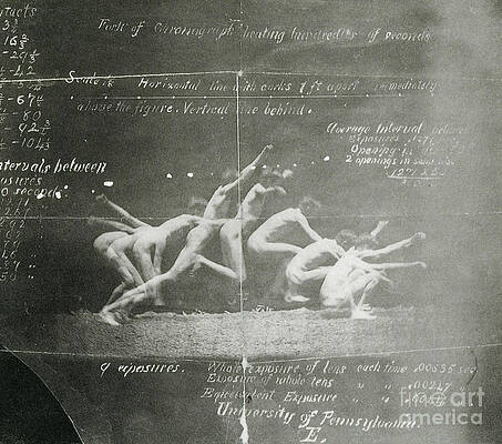 Wall Art - Photograph - Thomas Eakinss History Of A Jump by Science Source
