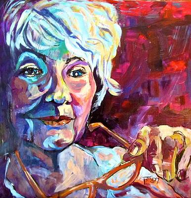 Wall Art - Painting - Thoughts by Barbara O'Toole