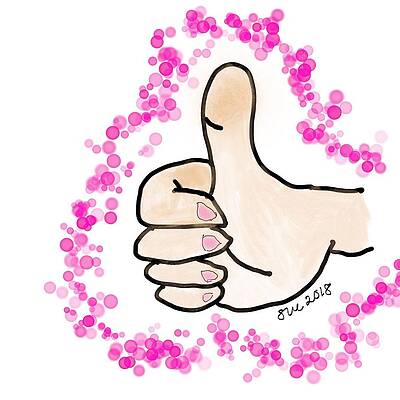 Thumb up by Susan Pellegrino