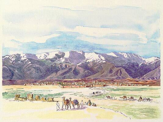 Tihran, where Baha'u'llah was born, in 1817. by SUE PODGER Tihran, where Baha'u'llah was born, in 1817. by SUE PODGER