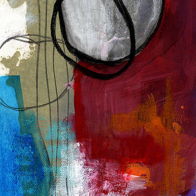 Red Spill - Shanta - Paintings & Prints, Abstract, Color - ArtPal