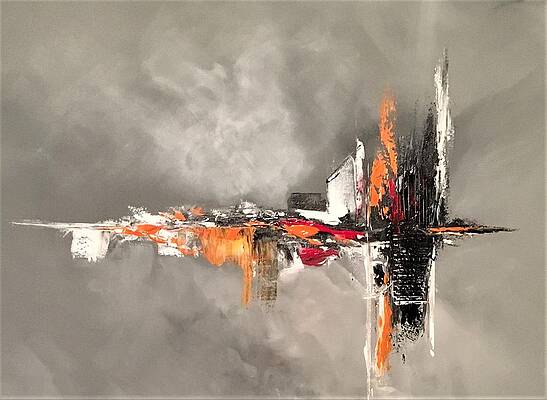Wall Art - Painting - Titanium by Soraya Silvestri