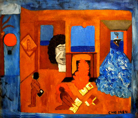 Wall Art - Painting - Trying to find the way out or is it better to stay   by Colette V Hera Guggenheim