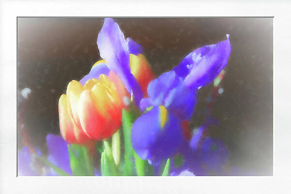 Tulips and Iris by Natalie Rotman Cote Tulips and Iris by Natalie Rotman Cote