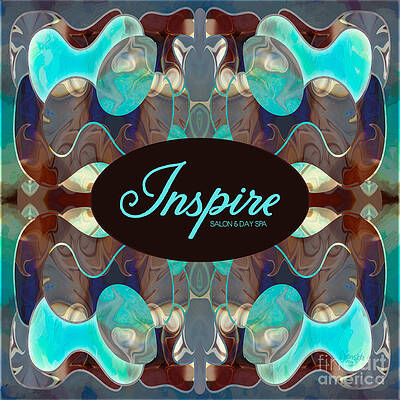 Spring Digital Art - Turquoise Imagination Abstract Tote Bag Art By Omashte by Omaste Witkowski