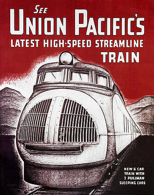 Union Pacific Railroad Paintings Fine Art America