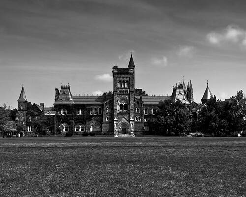 Wall Art - Photograph - University College Main Building Toronto Canada by Brian Carson