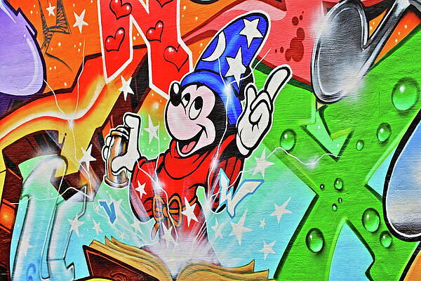 Mickey Magic Happens Wall Art, Sorcerer Mickey Wall Art, Disney Art Print,  Disney Wall Art -  Denmark